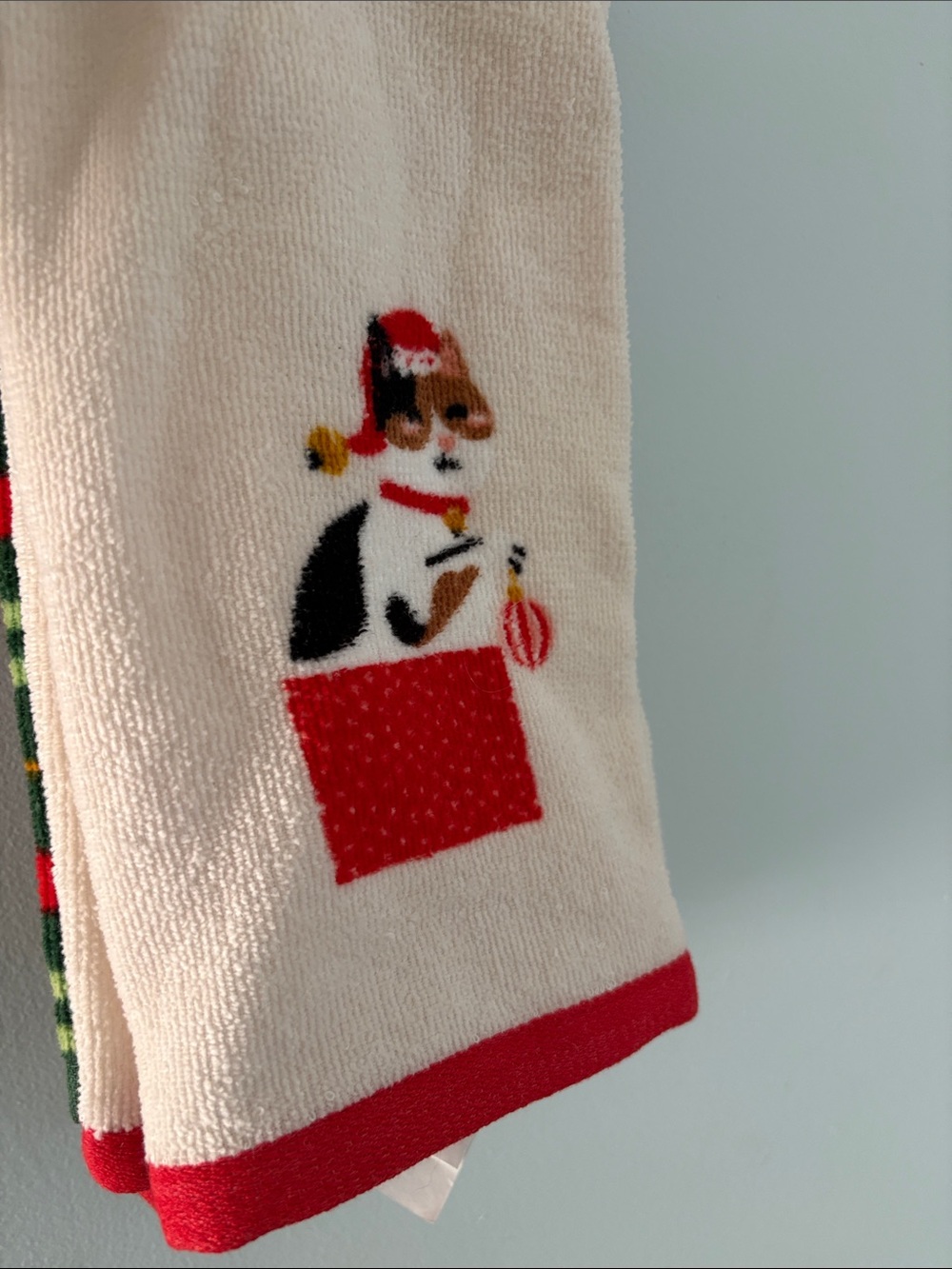 New Cat Hand Towels Set Of 2 Plaid & Cat Threshold Target